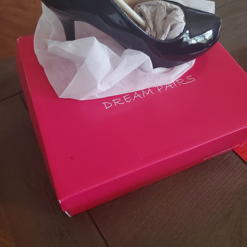 Patten navy blue heels